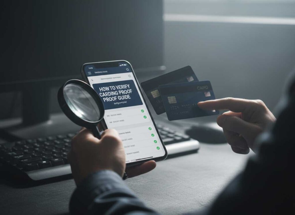 How to Verify Carding Proof Guide How to verify carding proof guide showing verification process steps