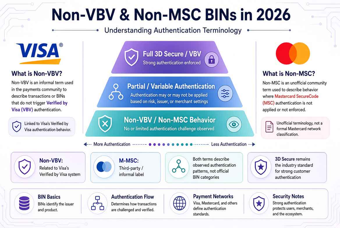 Non VBV and Non MSC BINs for 2026