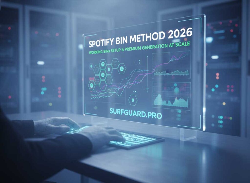 Spotify Bin Method 2026: Working BINs and How to Use Them Spotify Bin Method 2026 working BINs guide with carding setup and trusted vendors