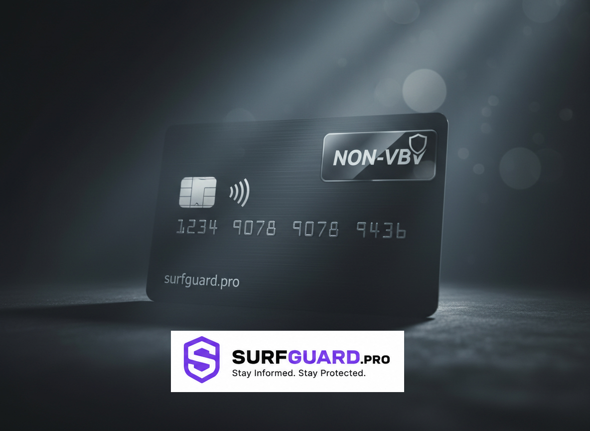 Example of a non-VBV credit card used for carding