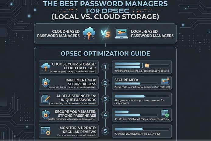 The Best Password Managers for OPSEC (Local vs. Cloud Storage) Best password managers for OPSEC local vs cloud storage comparison 2026
